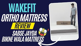 Wakefit Orthopedic Memory Foam Mattress Review  Wakefit King size Mattress  Wakefit Vs Sleepyhead [upl. by Lucinda]