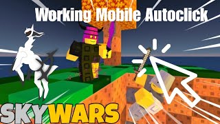 Roblox SKYWARS  Mobile Autoclick Script Tutorial [upl. by Gusty493]