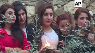 Iraqi Yazidis celebrate religions new year [upl. by Lorenz]