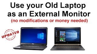 How to Use your Old Laptop as an External Monitor [upl. by Buckie47]