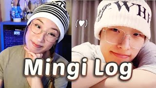 ATEEZ 에이티즈 log1DAY VLOG in the US MINGI 🦒 MINGKI REACTION [upl. by Seuqcaj]