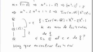 Cómo ver si cierta extensión es de Galois [upl. by Henleigh]