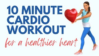 10 Minute Low Impact Cardio Workout at Home  No Jumping Workout [upl. by Yentroc885]