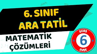 6 SINIF NİSAN ARA TATİL ÇÖZÜMLERİ [upl. by Yancy]