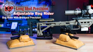 Adjustable Bag Rider  Long Range Rifle Bag Rider With Monopod Precision [upl. by Princess835]