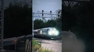 Amtrak Train Illinois Zephyr Rolling into Naperville [upl. by Afrika313]