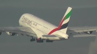 Aircraft Landing and taking off at Heathrow Airport LHR Dec 1st 2012 [upl. by Alin]