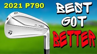 BEST JUST GOT BETTER  2021 Taylormade P790 Iron Review [upl. by Florrie806]