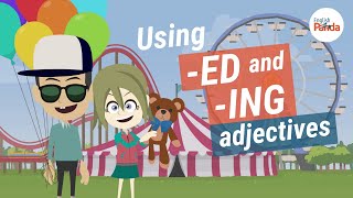 Adjectives with ED and ING  Learn English Vocabulary in Conversation [upl. by Aidas]