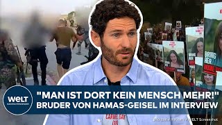 GEISELN IN GAZA quotMan ist dort kein Mensch mehrquot Interview mit OpferAngehörigem Alon Gat [upl. by Ralfston337]