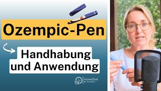 Wie Sie Ihren Ozempic Pen richtig und sicher anwenden deutsch [upl. by Htirehc508]