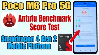 Poco M6 Pro 5G Antutu Score Test  Antutu Benchmark Score Test [upl. by Forester]