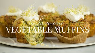 IMMUNITYBOOSTING SAVOURY VEGETABLE MUFFINS [upl. by Isleen496]