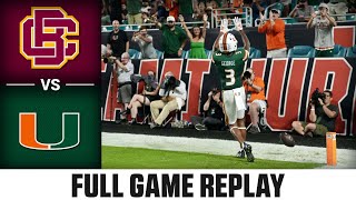 BethuneCookman vs Miami Full Game Replay  2023 ACC Football [upl. by Ainaznat456]