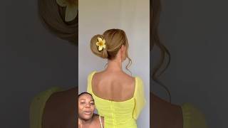 Moño elegante para ocasión importante hairstyle hair shotrs shortsviral [upl. by Sausa]