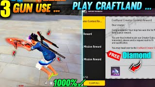 Claim Free Diamond in Craftland 😲 And Claim Unlimited Token New Event Free Fire [upl. by Lovato]