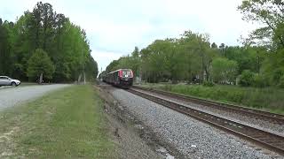 CSX P 092 24 Amtrak 92 The Silver Star by Langford 42524 Duo of ALC 42 Charger units lead [upl. by Snoddy744]