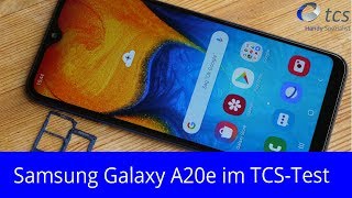 Samsung Galaxy A20e im TCSTest  die ASerie auf dem Weg zur SmartphoneWeltmacht [upl. by Otsuj563]