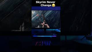 Skyrim Never Change 😂 skyrim skyrimanniversary elderscrolls shorts [upl. by Iahs]