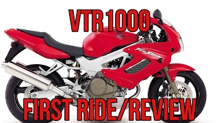 VTR1000 Firestorm First RideReview Kansai Rider Japan Motovlog 162 [upl. by Ppilihp911]