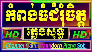 កំពង់ធំជំរុំចិត្ត ភ្លេងសុទ្ធ kompung thom chumrum chet karaoke cover chords lyrics new Yamaha s770 [upl. by Itsyrk207]