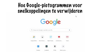 Hoe Google pictogrammen voor snelkoppelingen te verwijderen [upl. by Spiegel]