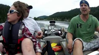 test drive 2 455 olds jet boat ceebee avenger [upl. by Nolram8]