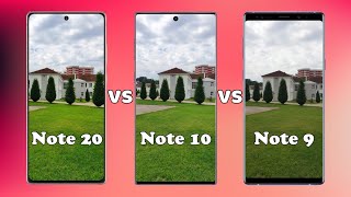 Samsung Galaxy Note 20 vs Note 10 vs Note 9 Camera Test [upl. by Clawson]