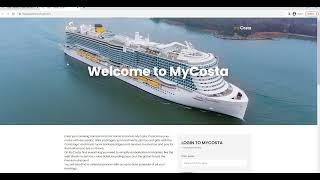 MyCosta  How to check into your Costa cruise with Go and Do Travel [upl. by Zimmer288]