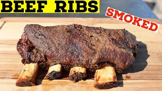 Smoked Wagyu Beef Chuck Ribs  Smoked Beef Ribs Recipe [upl. by Notnirb]