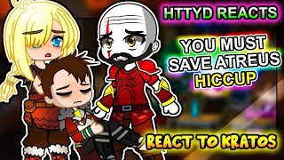 HTTYD Reacts to Hiccup as Kratos Part 8  GOW Ragnarök  Gacha Club React [upl. by Bronez131]