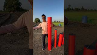 सबसे बड़ा मिर्ची पटाखा crackerstesting firecrackers comedy experiment funny [upl. by Yelsew]