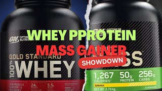 Whey Protein vs Mass Gainer💪 Understanding the Differences and Benefits [upl. by Benildis]