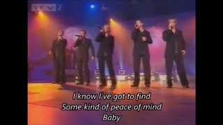 Westlife  What Becomes Of The Broken Hearted with Lyrics Live [upl. by Ax]