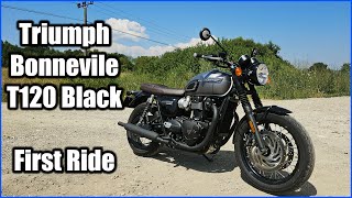 2024 Triumph Bonneville T120  First Ride [upl. by Anib]