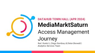 Case Study April 2024  DataHub MediaMarktSaturn Access Management Journey [upl. by Lahcym]