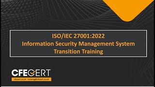 Free Webinar  ISOIEC 270012022 Information Security Management System Transition [upl. by Nnylassej883]