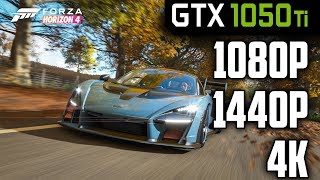 Forza Horizon 4 GTX 1050 Ti  1080p  1440p  4K [upl. by Gauntlett132]