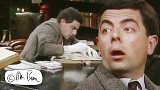 Beans Silky Touch  Mr Bean Funny Clips  Mr Bean Official [upl. by Leonanie177]