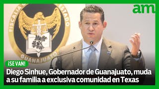 Gobernador de Guanajuato Diego Sinhue muda a su familia a exclusiva comunidad en Texas [upl. by Nonek]