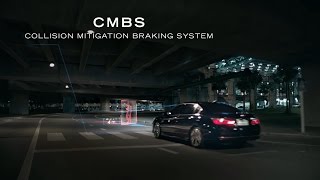 Honda SENSING – CMBS New Honda Accord Hybrid 2016 [upl. by Nalor]