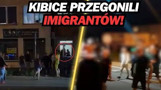 POLACY PRZEGONILI IMIGRANTÓW SZOKUJĄCE [upl. by Nairred]