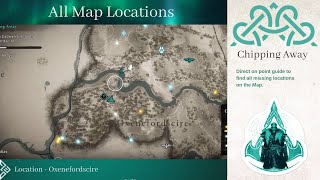 Chipping Away All Locations Only Map Best Guide For Missing Locations  Assassins Creed Valhalla [upl. by Kery]