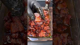 Honey bbq pork belly burnt ends [upl. by Sahc57]