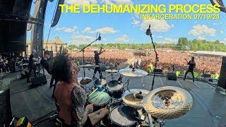 Chimaira  The Dehumanizing Process DRUM CAM  Austin DAmond  Inkarceration 2024 [upl. by Nerac]