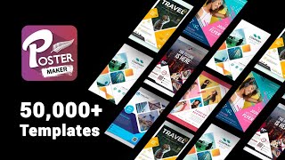 Poster Maker Flyer Designer Graphic Design Card Banner maker in Android  Photoshop Tutorial [upl. by Dream]