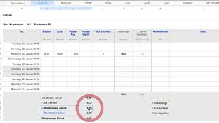 HowTo Zeiterfassung Vorlage [upl. by Laram]