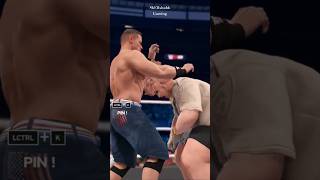 John Cena vs Heavy Weight Girl in WWE wwe wwe2k23 wweraw johncena hellinacell [upl. by Einad]