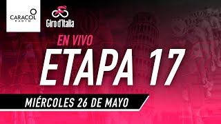 Giro de Italia 2021 EN VIVO Etapa 17 de 193 kilómetros con llegada a SEGA DI ALA [upl. by Ambur884]