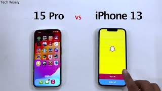 iPhone 15 Pro vs iPhone 13  Speed Performance Test [upl. by Zetnahs]